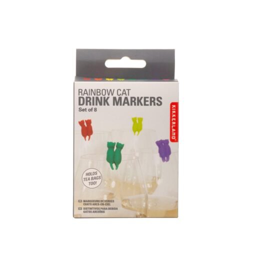 Marqueurs Verres Chats, Kikkerland