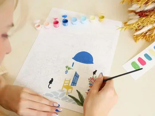 Peinture au Numéro Santorin – Image 3
