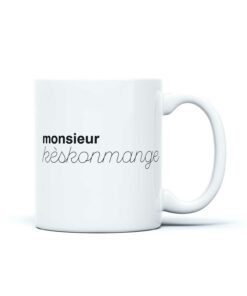 Mug Monsieur Keskonmange, Derrière la Porte