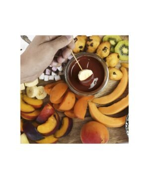 Fondue de Chocolat au Lait et Mini Guimauves, Le Comptoir de Mathilde.