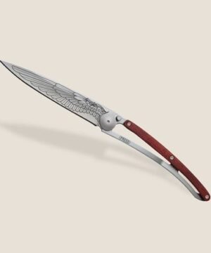 Couteau Ailes Bois Corail