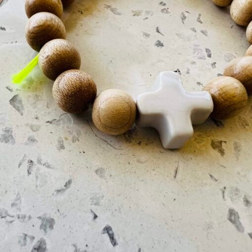 Bracelet Hossegor 10mm Bois - Margote Céramiste – Image 3