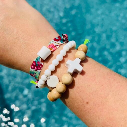 Bracelet Dorothy Grosses Fleurs - Margote Céramiste – Image 2
