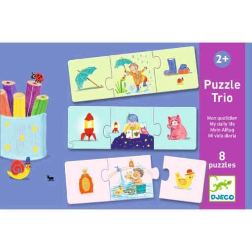 Puzzle trio Mon Quotidien Djeco