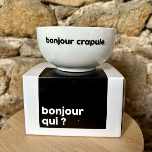 Grand Bol Bonjour Crapule