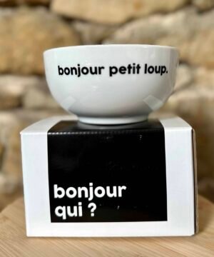 Grand Bol Bonjour Petit Loup