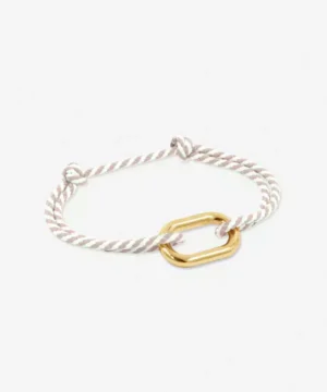 BRACELET DORE CONCORDE-BEIGE/BLANC