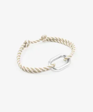 BRACELET MAILLON HUNE-BEIGE/BLANC