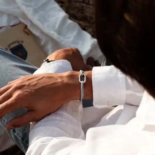 Bracelet MAILLON Plaqué Argent - Plusieurs Coloris - Le Vent à la Française – Image 13