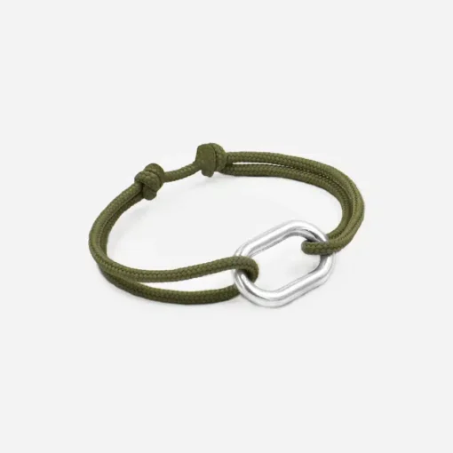 BRACELET MAILLON TRAILLE-KAKI