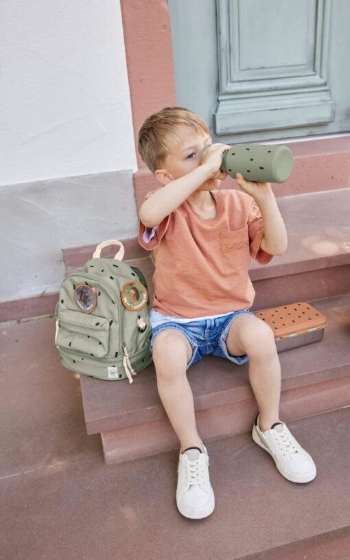 Gourde Enfant Happy Prints Olive – Image 3