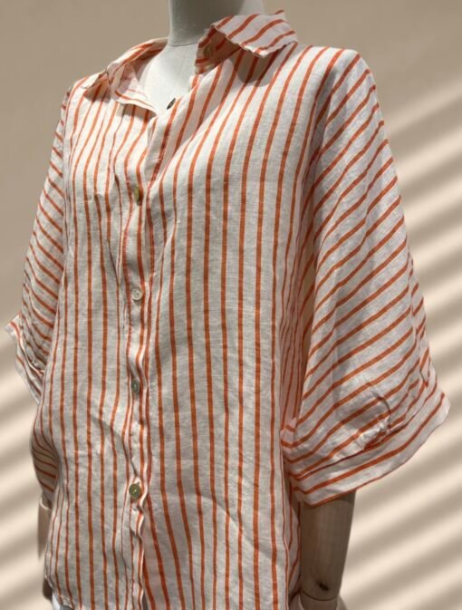 Chemise Rayée Lin