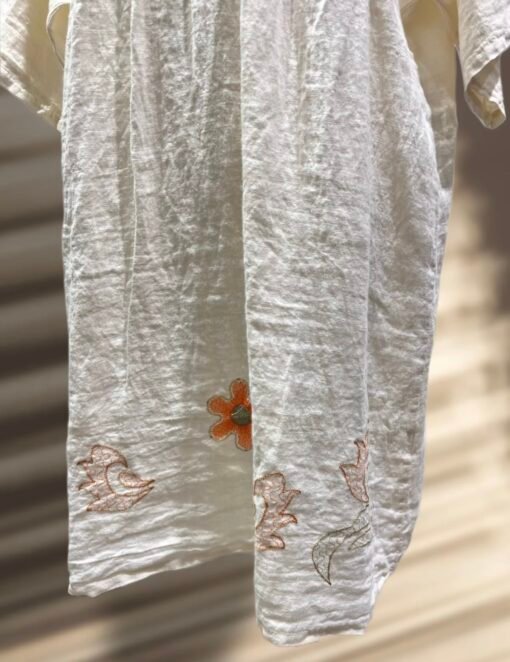 Robe Lin Brodée – Image 2