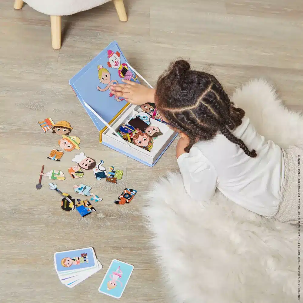 Magnéti'book - Jeu magnétique Métiers enfant dès 3 ans - Janod