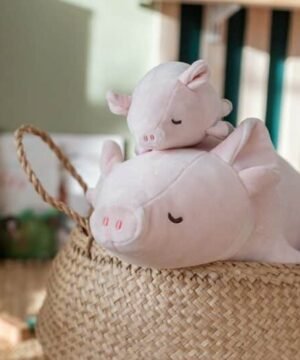 PINKIE - Cochon - Taille L - 55 cm