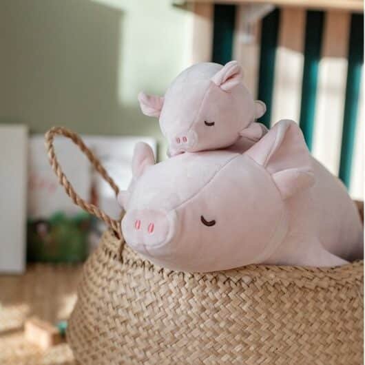PINKIE - Cochon - Taille L - 55 cm