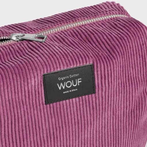 Trousse de Toilette Velours Mauve