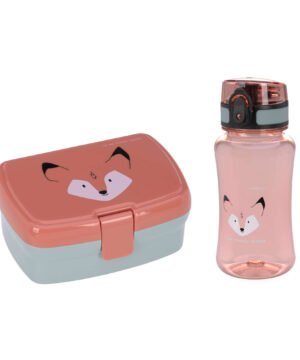 Set Boîte à Goûter et Gourde Renard