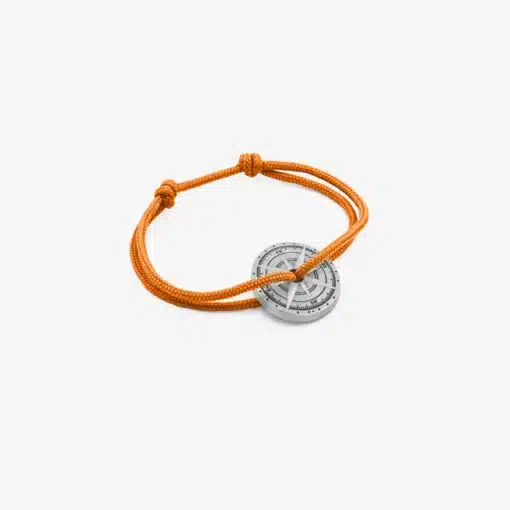 Bracelet Vieilli Autal Orange, Rose des Vents