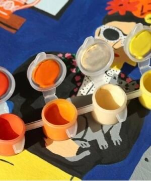 Peinture au Numéro Fille aux Chats