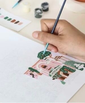 Peinture au Numéro Rome