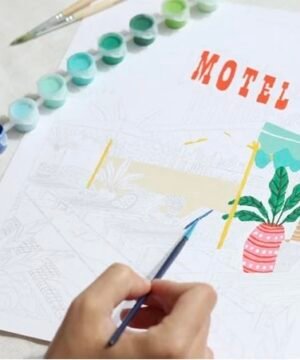 Peinture au Numéro The Motel Pool