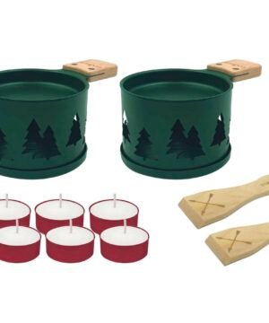 Coffret Raclette à la Bougie Sapins Verts