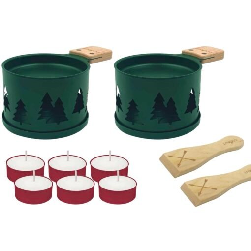Coffret Raclette à la Bougie Sapins Verts