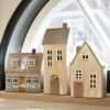 Maison Bougeoir Beige Deux Fenêtres, IB Laursen