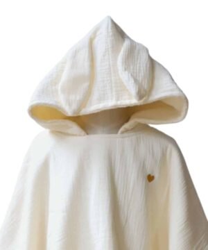 Poncho de Bain Ecru