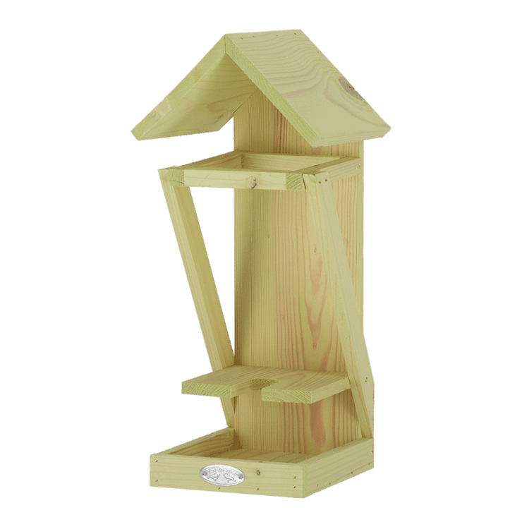 Mangeoire à Oiseaux Perche XIAOXIAOYU Pour Balcon - Résistante Au Vent, Tige 45 Cm, Rotation 360°