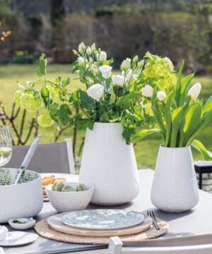 Vase en Porcelaine Floral, Räder