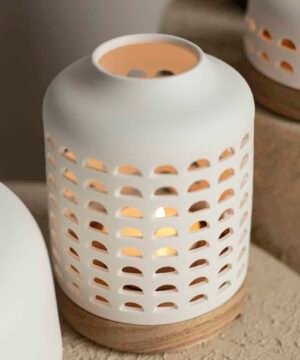Lanterne Bois et Porcelaine Plusieurs tailles, Räder
