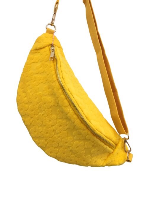 Banane Eponge Fleurs Jaune