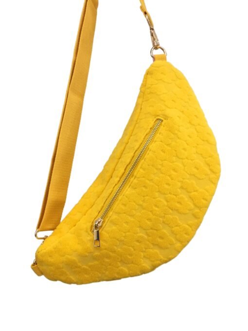 Banane Eponge Fleurs Jaune