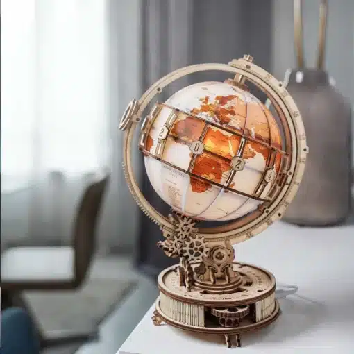 Puzzle 3D Globe Lumineux, Robotime - Le Savane - Côté Déco
