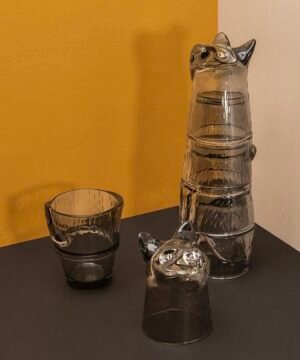 Verres Empilables Forme Chat
