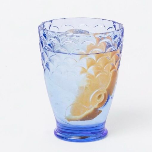 Verres Empilables Poisson Bleu