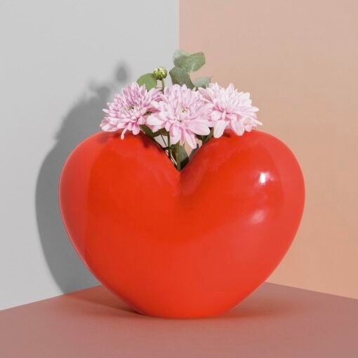 Vase Love Rouge