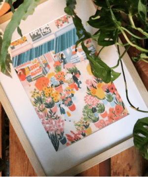 Peinture au numéro Flower Market, la Petite Epicerie