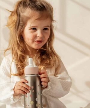 Gourde isotherme 350 ml Flowers & Butterflies, Little Dutch