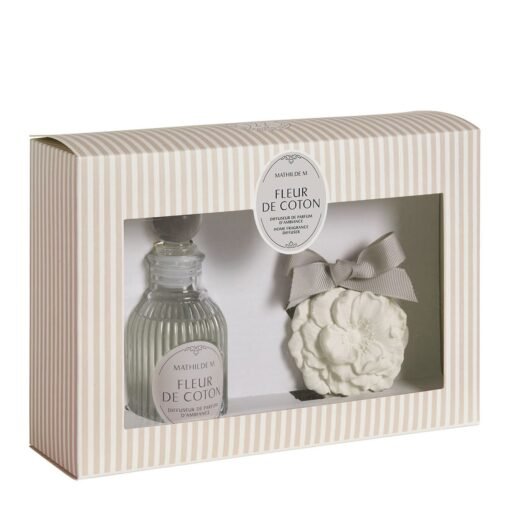 Coffret Diffuseur Fleur de Coton, Mathilde M