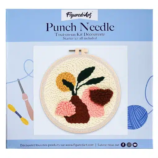 Punch Needle Vase