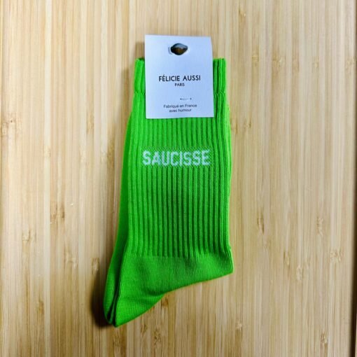 Chaussettes Saucisse Vert