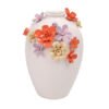 Vase Fleurs Blanc 37cm