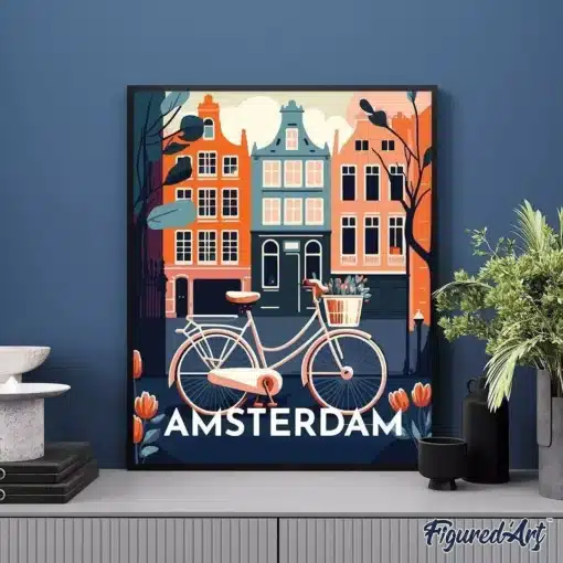Peinture au Numéro sur Châssis Amsterdam