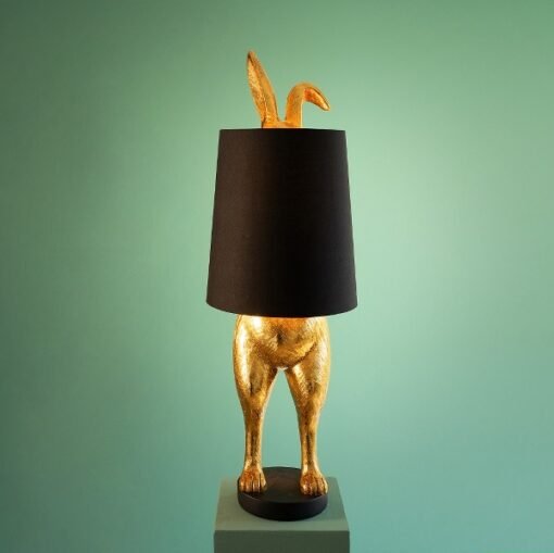 Lampe Bunny Or-Noir, Werner Voss