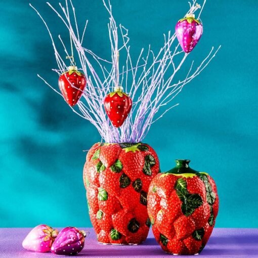 Vase Fraises, Werner Voss