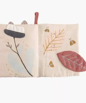 Livre Tissu Activités Après la Pluie, Moulin Roty