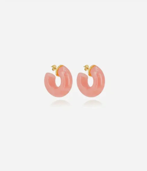 Boucles d'Oreilles Marble Rose